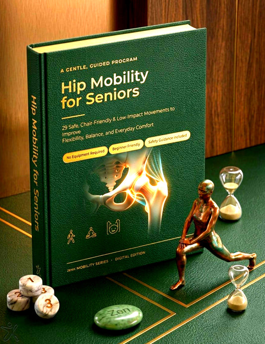 Hip Mobility for Seniors — 50-Page Digital Guide (Chair-Friendly, No Equipment Needed)